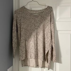 very soft long sleeve tee… leopard print